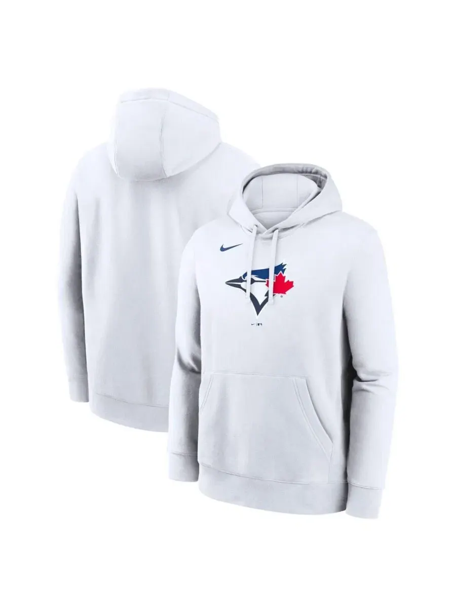 Мужская белая толстовка с логотипом клуба Toronto Blue Jays Nike — изображение 1 из 3, белый