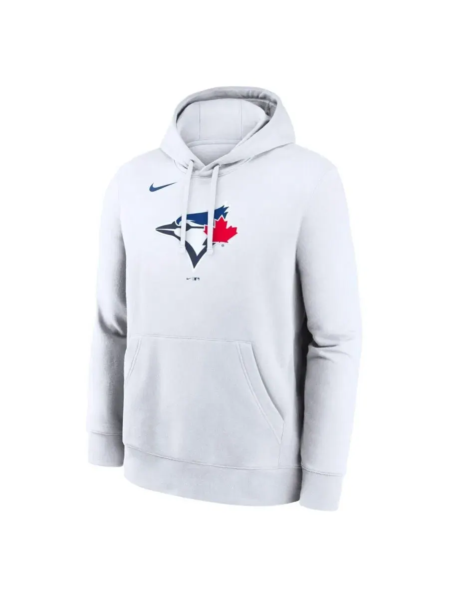 Мужская белая толстовка с логотипом клуба Toronto Blue Jays Nike — изображение 2 из 3, белый