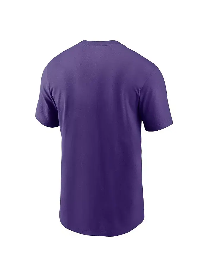 Мужская фиолетовая футболка LSU Tigers Local Campus Nike — изображение 3 из 3
