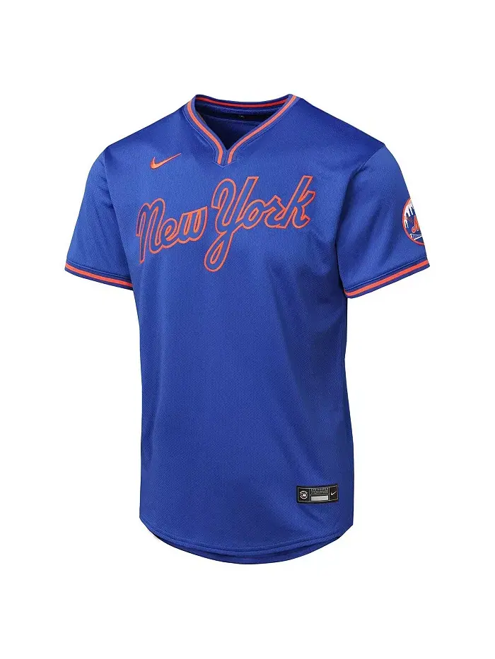 Футболка Royal New York Mets Limited для больших мальчиков и девочек Nike — изображение 2 из 3