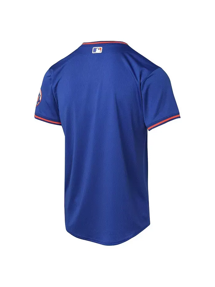 Футболка Royal New York Mets Limited для больших мальчиков и девочек Nike — изображение 3 из 3