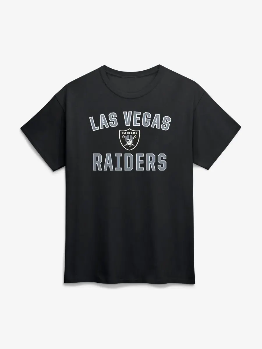 Футболка с принтом Victory Arch Las Vegas Raiders Logo Athletic — изображение 1 из 4, черный