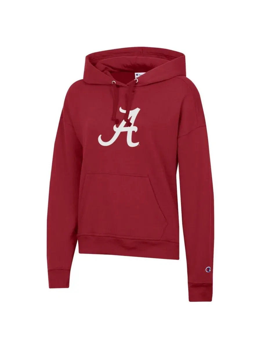 Худи из флиса с принтом Powerblend Alabama Crimson Tide Champion — изображение 3 из 3, красный