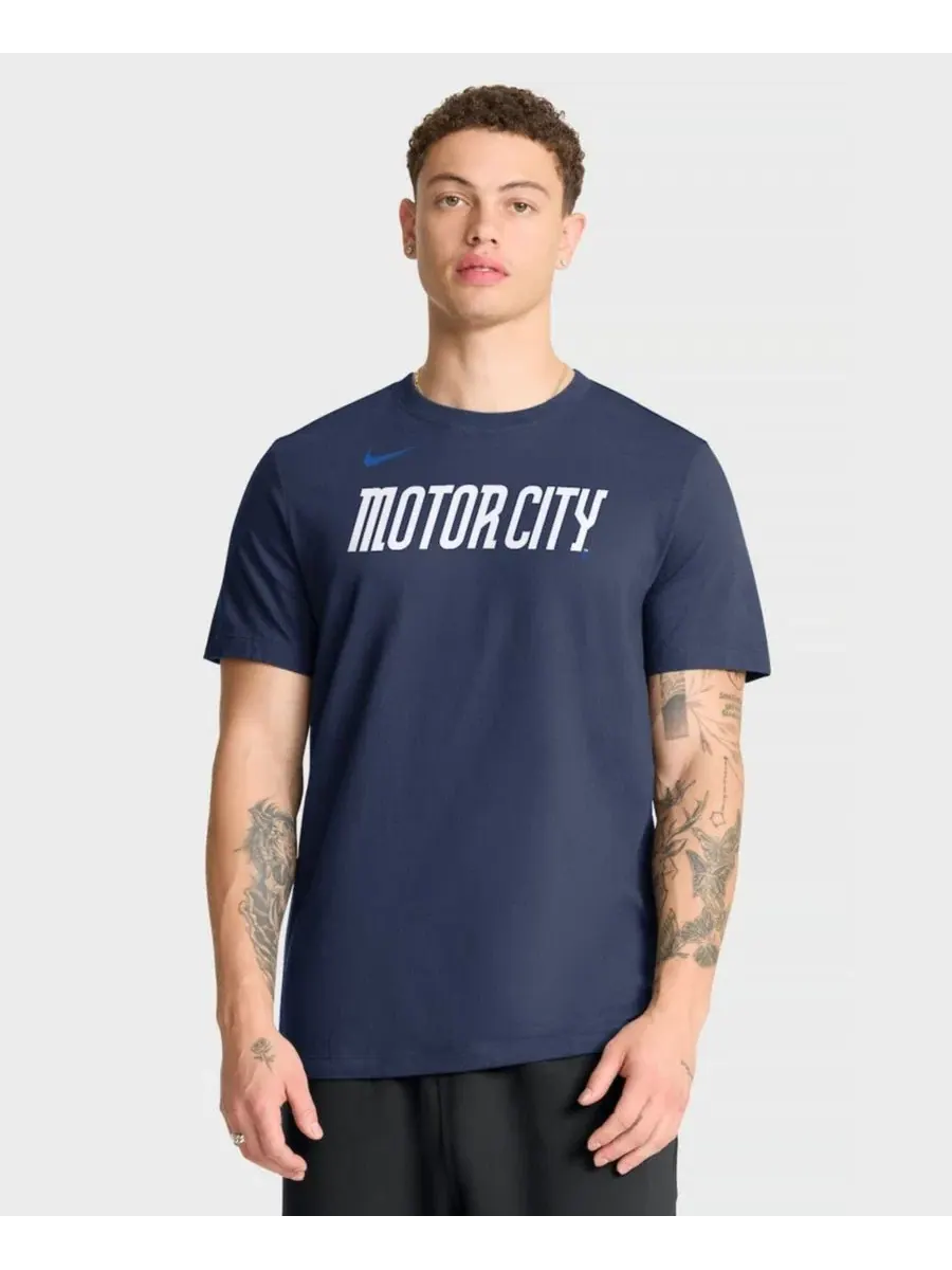 Футболка Nike City Connect Large Logo — изображение 1 из 3, темно-синий