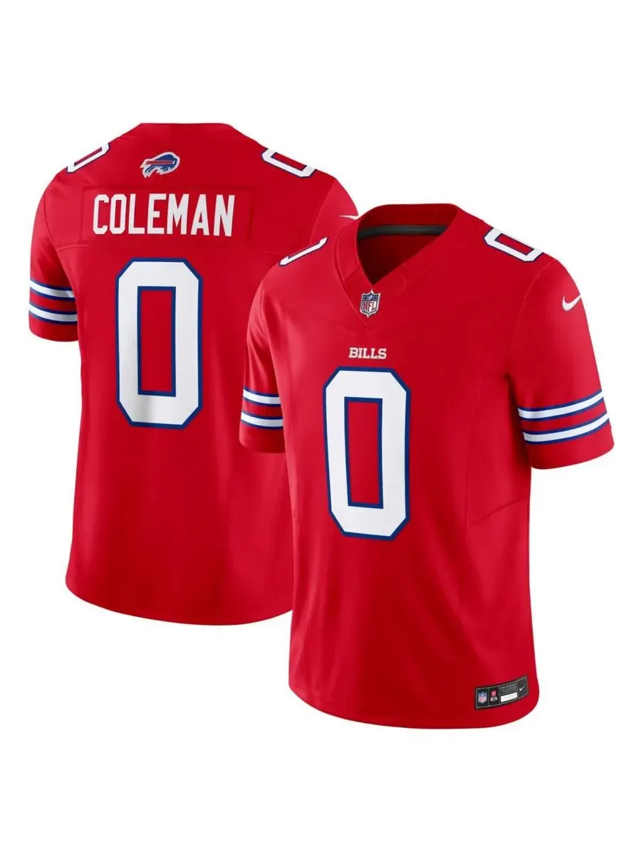 Nike Мужская футболка Keon Coleman Red Buffalo Bills Alternate Vapor FUSE Limited — изображение 1 из 3, красный