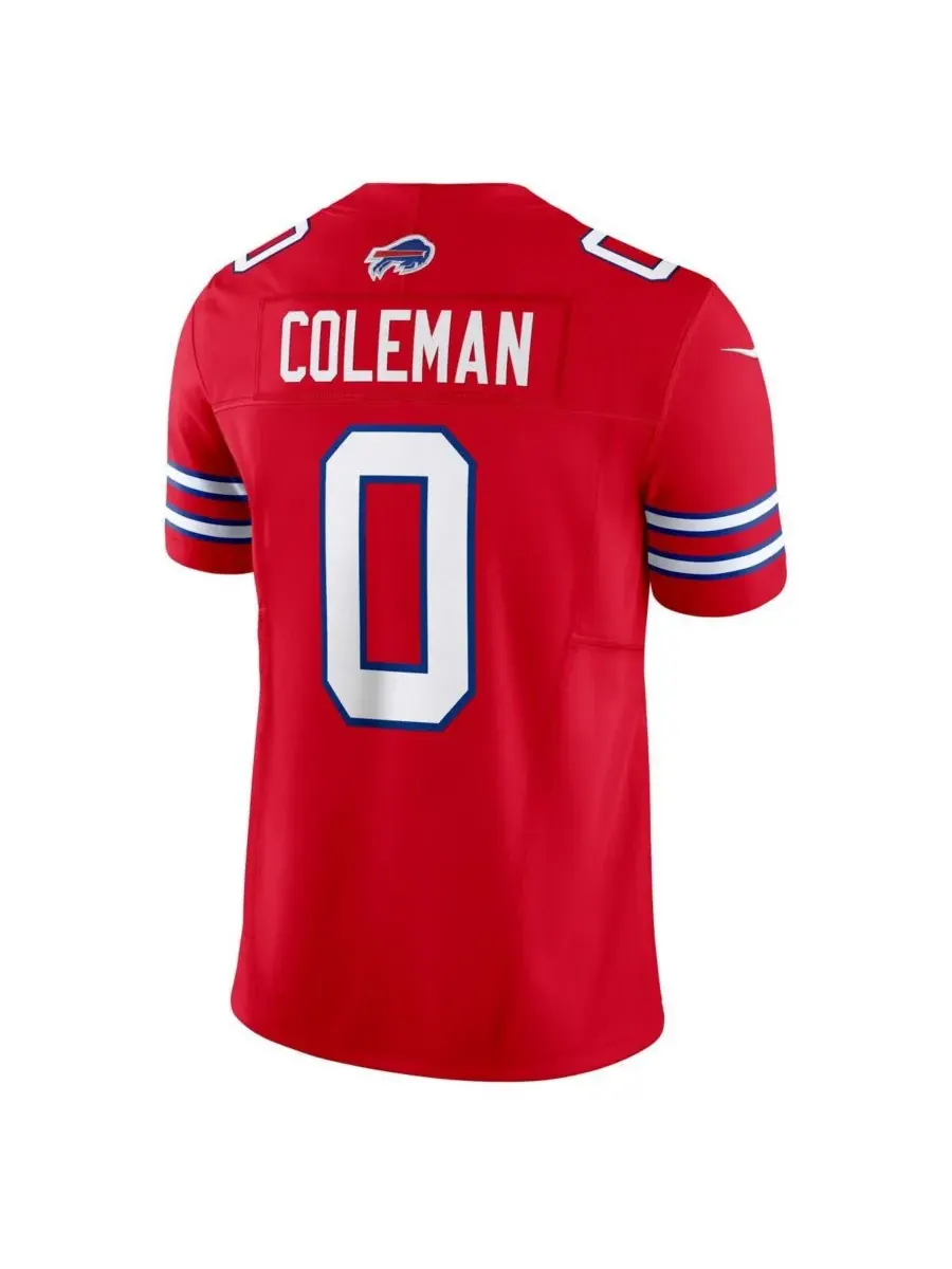 Nike Мужская футболка Keon Coleman Red Buffalo Bills Alternate Vapor FUSE Limited — изображение 3 из 3, красный