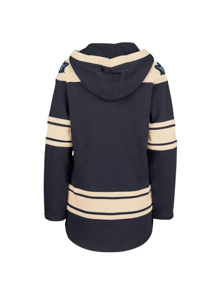 '47 Brand Женская темно-синяя толстовка с капюшоном Toronto Maple Leafs Superior Lacer Pullover — изображение 3 из 3