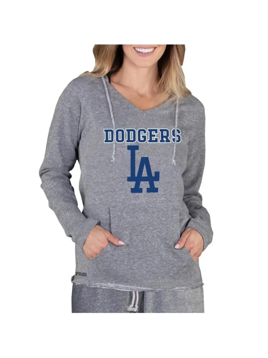Concepts Sport Женская серая толстовка с длинными рукавами Los Angeles Dodgers Mainstream Terry — изображение 1 из 1, серый