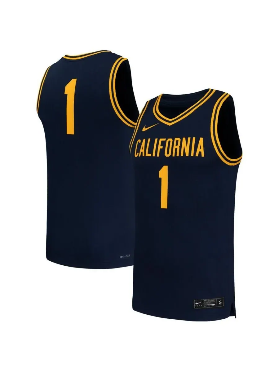 Nike Мужская баскетбольная майка Cal Bears, темно-синяя, размер 1 — изображение 1 из 3, темно-синий