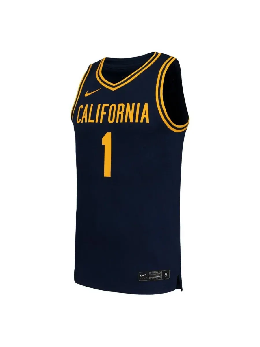 Nike Мужская баскетбольная майка Cal Bears, темно-синяя, размер 1 — изображение 3 из 3, темно-синий