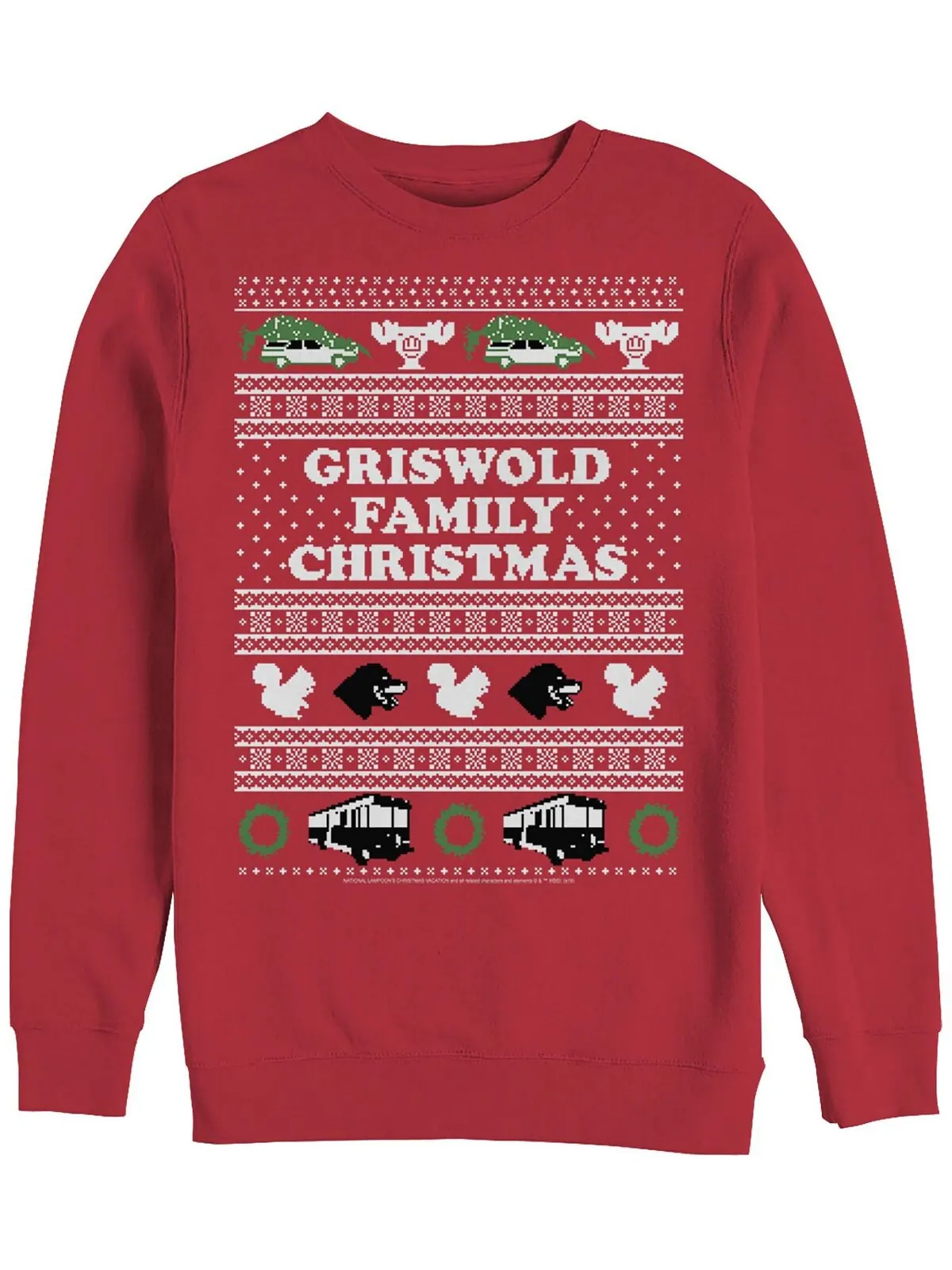 Мужская толстовка national lampoon christmas vacation griswold Fifth Sun — изображение 1 из 1, красный
