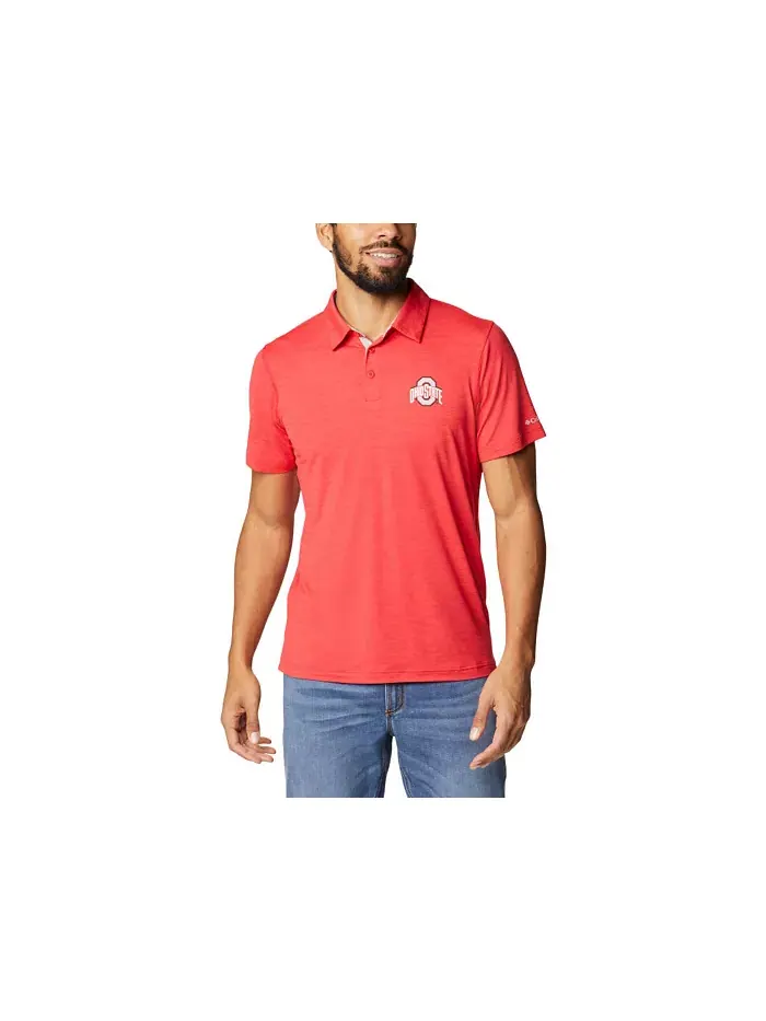 Мужское поло Ohio State Buckeyes Tech Trail Columbia — изображение 1 из 2
