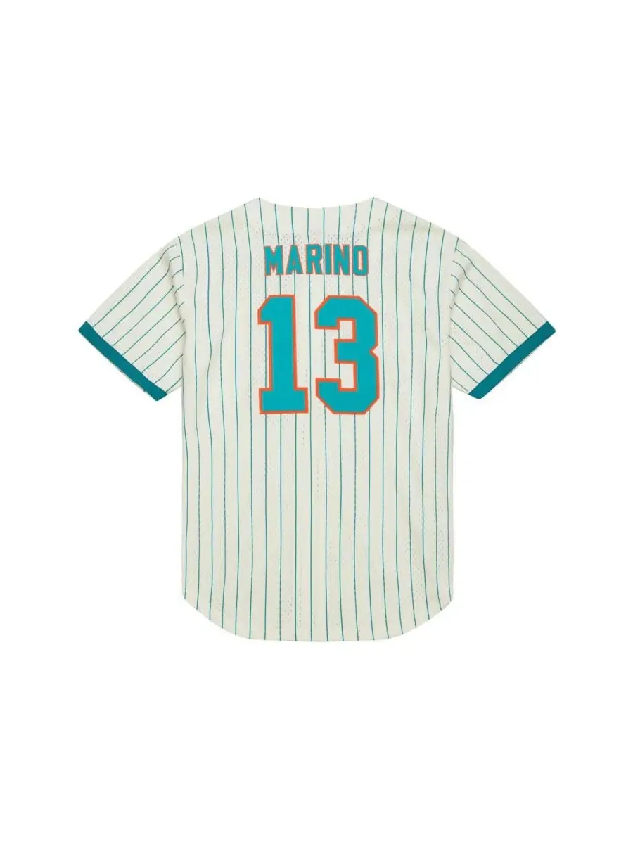 Mitchell & Ness Мужская бейсбольная майка Dan Marino кремового цвета с изображением команды Miami — изображение 4 из 5