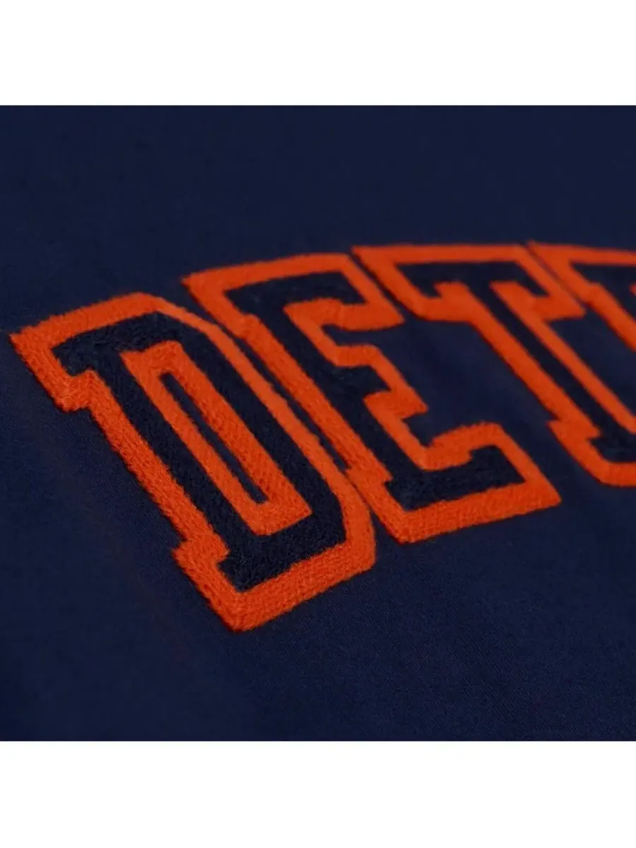 Мужская темно-синяя футболка Detroit Tigers Wild Pitch Ringer Mitchell & Ness — изображение 3 из 5, темно-синий
