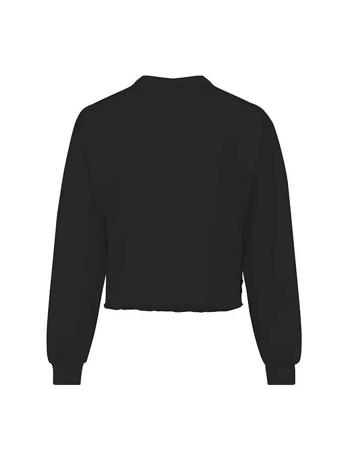 Женская черная свободная укороченная футболка с длинным рукавом UCF Knights Spirit Jersey — изображение 3 из 3