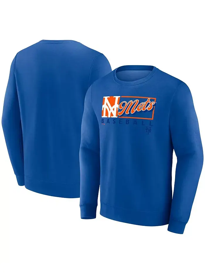Мужской флисовый свитшот Royal New York Mets Focus Fanatics — изображение 1 из 3