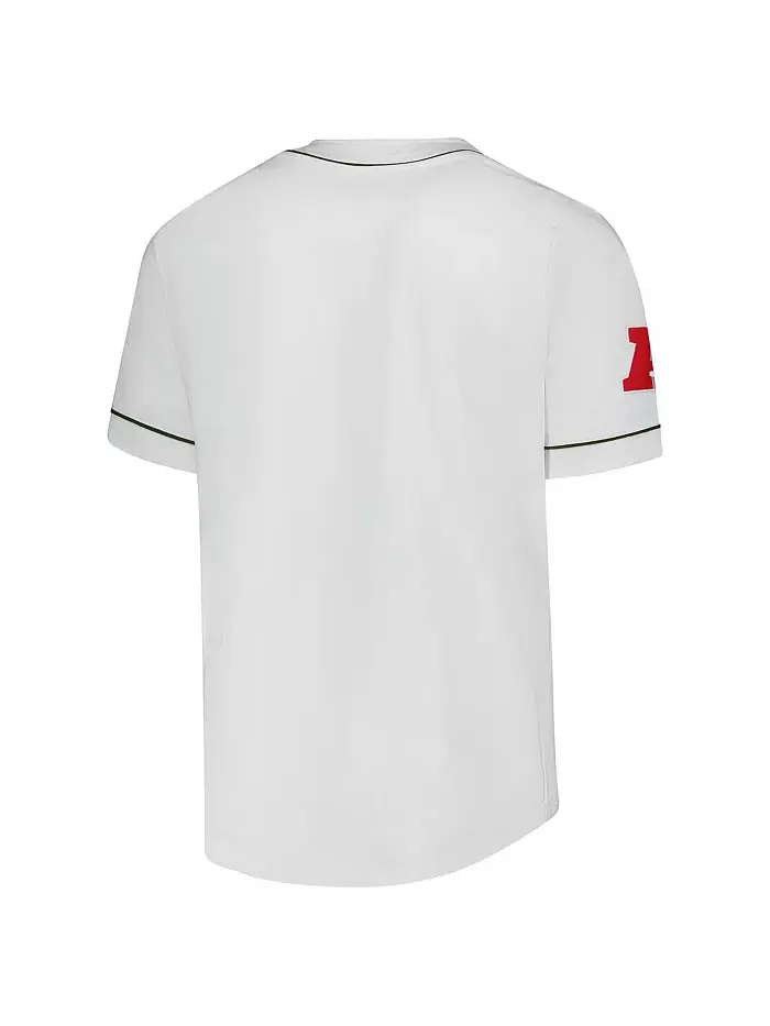 Мужская белая бейсбольная джерси Cleveland Browns Relay Vintage на пуговицах Starter — изображение 2 из 3