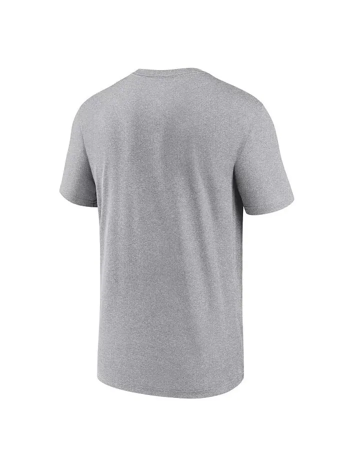 Футболка мужская Heather Grey Michigan Wolverines Primetime Legend с альтернативным логотипом Jordan — изображение 2 из 3