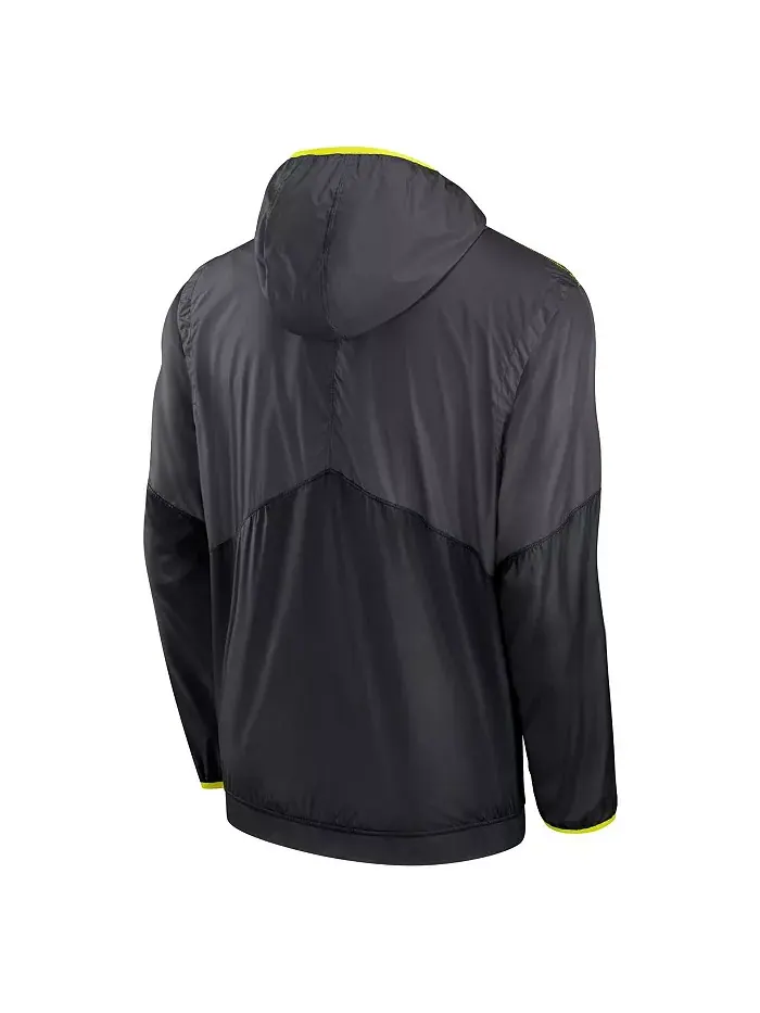Мужская толстовка с молнией до середины Anthracite Tennessee Titans Volt Nike — изображение 3 из 3