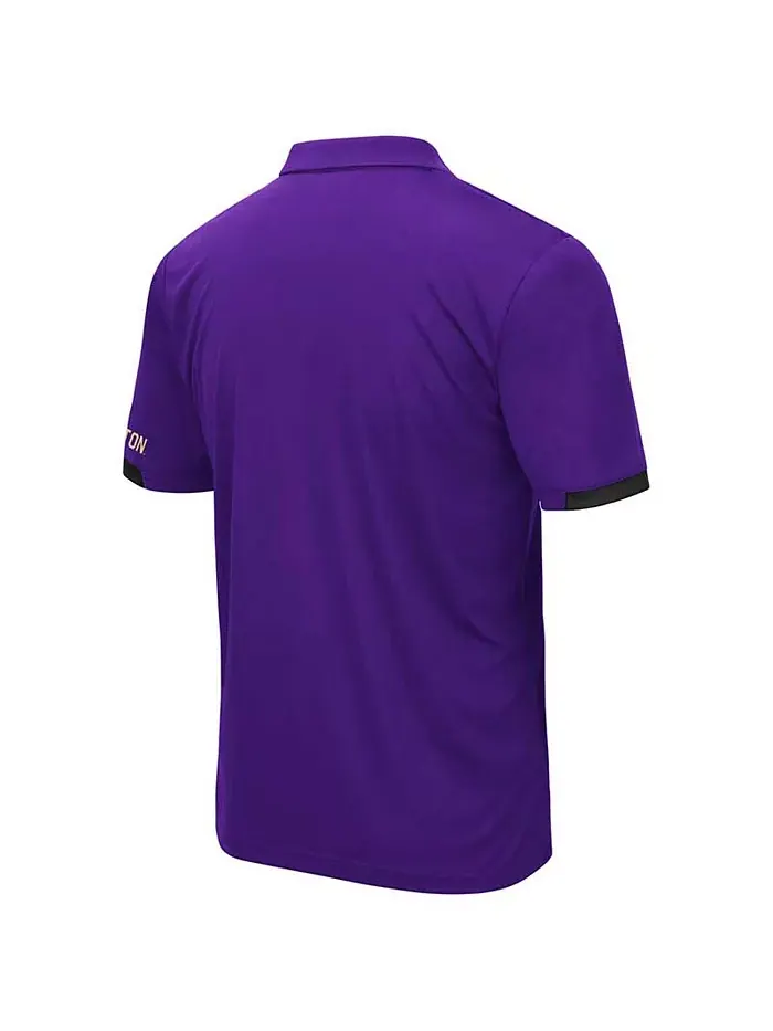 Мужская фиолетовая поло Santry Big and Tall Washington Huskies Colosseum — изображение 2 из 3