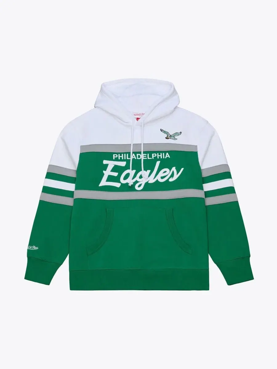 Худи с эмблемой Philadelphia Eagles, Mitchell & Ness — изображение 1 из 4, зеленый