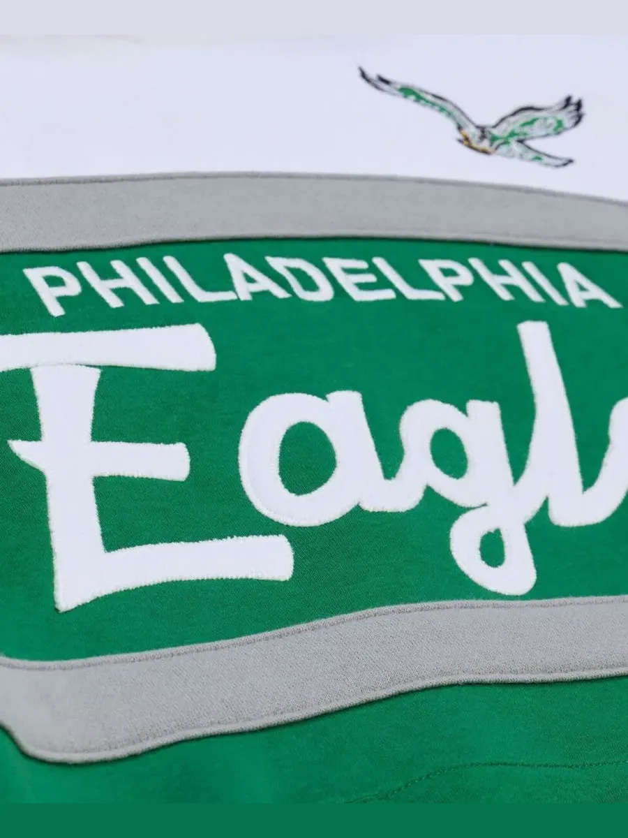 Худи с эмблемой Philadelphia Eagles, Mitchell & Ness — изображение 3 из 4, зеленый