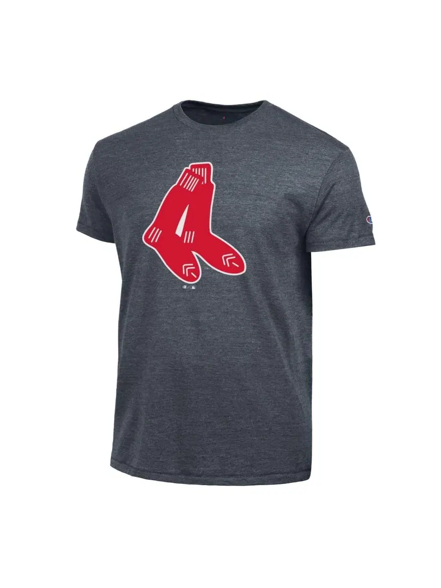 Футболка с принтом Cooperstown Logo Tri-Blend Champion — изображение 2 из 3, темно-синий
