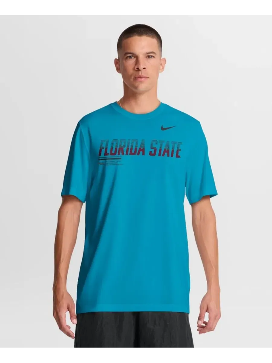 Футболка с коротким рукавом с технологией Dri-FIT Florida State Seminoles Sideline Legend Nike — изображение 1 из 5