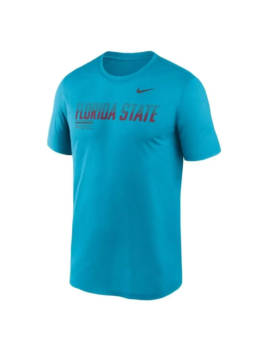 Футболка с коротким рукавом с технологией Dri-FIT Florida State Seminoles Sideline Legend Nike — изображение 2 из 5