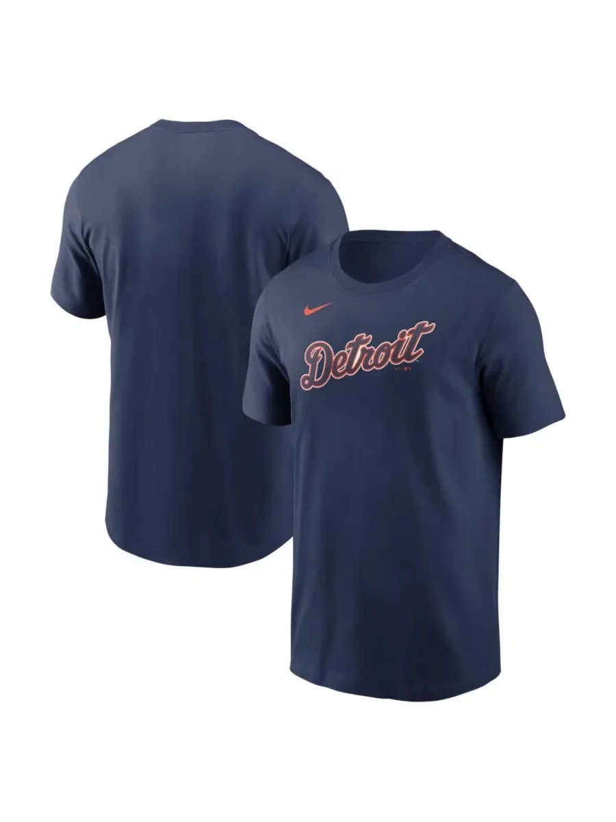 Футболка с принтом Alternate Wordmark Nike — изображение 1 из 3, темно-синий