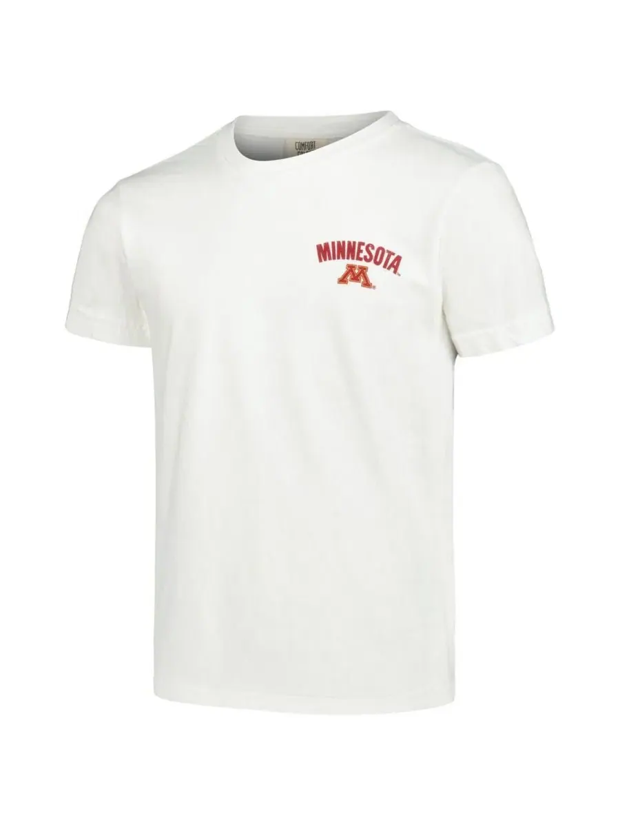 Футболка с принтом Minnesota Golden Gophers Hyperlocal Comfort Colors Image One — изображение 2 из 3, белый