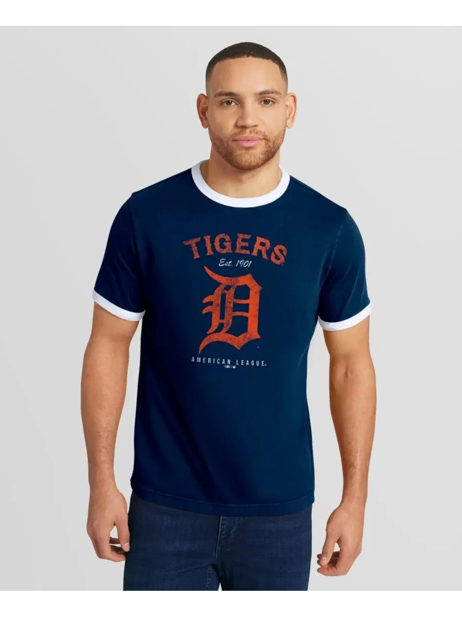 Футболка с круглым вырезом и коротким рукавом, с принтом, модель Washed Ringer T-Shirt, Darius — изображение 4 из 5