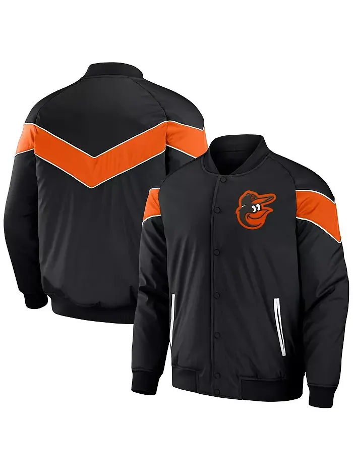 Мужская бейсбольная куртка на молнии Darius Rucker Collection от Black Baltimore Orioles с