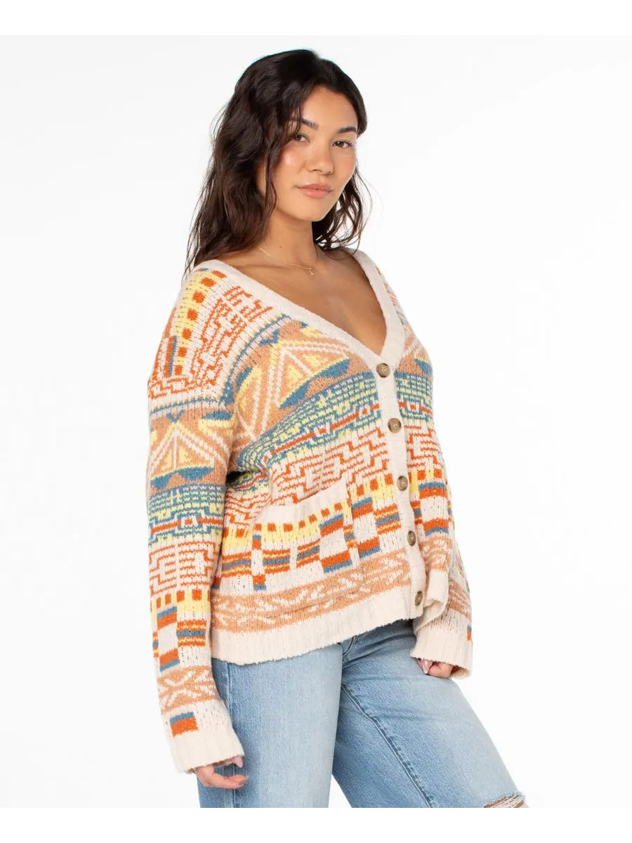 Женский кардиган Tamarindo Roxy, Parchment Tamarindo Cardigan — изображение 2 из 5