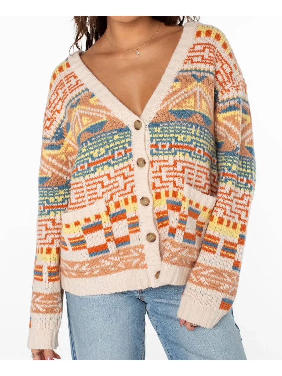 Женский кардиган Tamarindo Roxy, Parchment Tamarindo Cardigan — изображение 3 из 5
