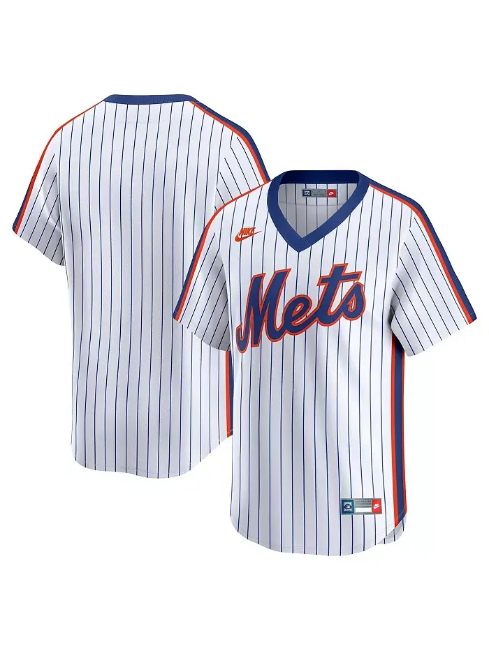Мужская белая ретро-джерси New York Mets из коллекции Cooperstown Limited Nike — изображение 1 из 3