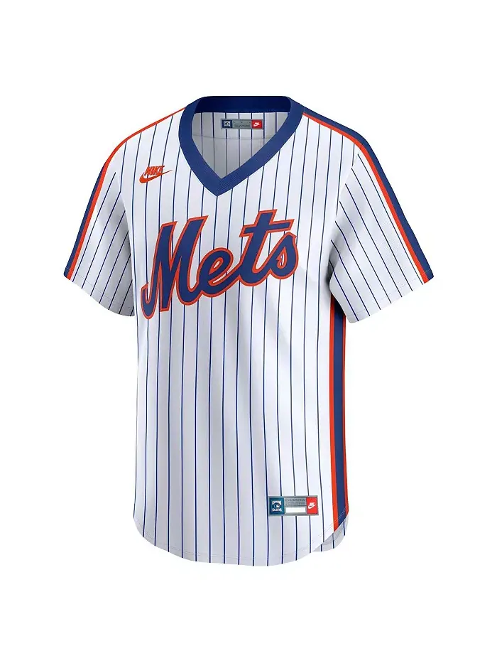 Мужская белая ретро-джерси New York Mets из коллекции Cooperstown Limited Nike — изображение 3 из 3
