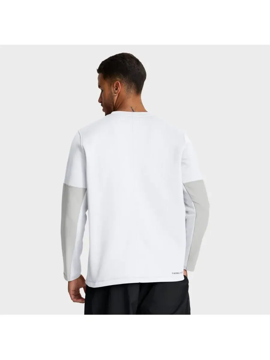 Nike Мужская белая футболка с длинным рукавом Penn State Nittany Lions 2025 Sideline Coach — изображение 2 из 5, белый