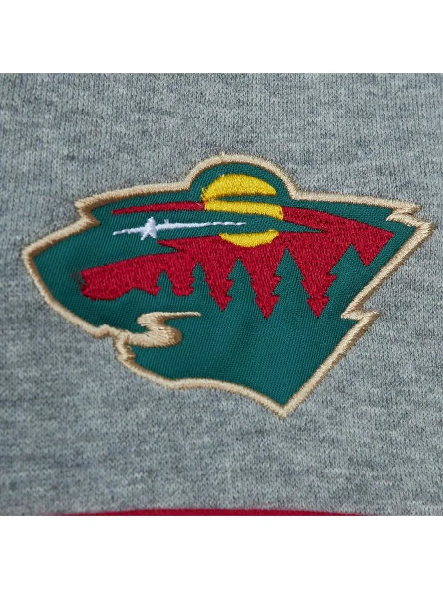 Mitchell & Ness Мужская зеленая/серая толстовка с капюшоном в стиле главного тренера команды — изображение 2 из 4