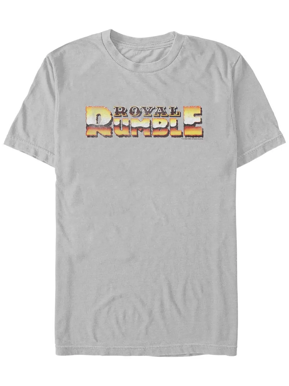 Мужская футболка с коротким рукавом wwe royal rumble Fifth Sun — изображение 1 из 1, серебристый