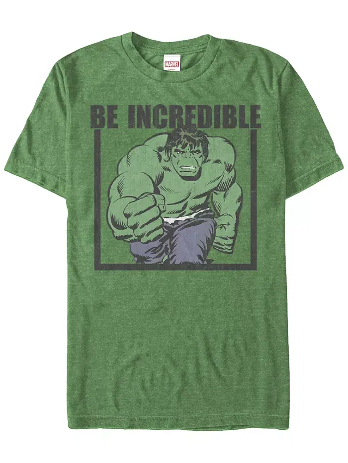 Футболка с коротким рукавом Marvel Men's Comic Collection Classic The Hulk Be Incredible Fifth Sun — изображение 1 из 1
