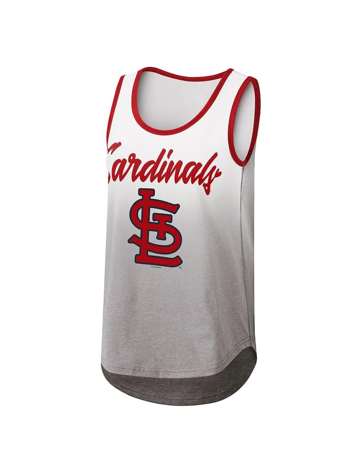 Женская белая майка с логотипом St. Louis Cardinals в честь вернисажа G-III 4Her by Carl Banks — изображение 2 из 3, белый
