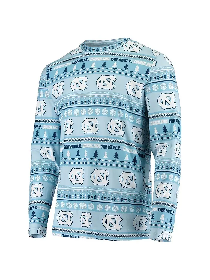 Мужской комплект "Carolina Blue North Carolina Tar Heels" из уродливого свитера с длинными рукавами — изображение 2 из 2