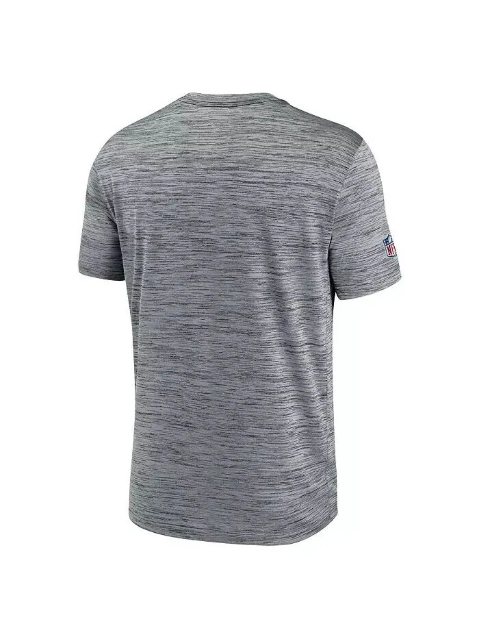 Мужская серая футболка Tennessee Titans Velocity Oilers Throwbacks с альтернативным логотипом Nike — изображение 2 из 3