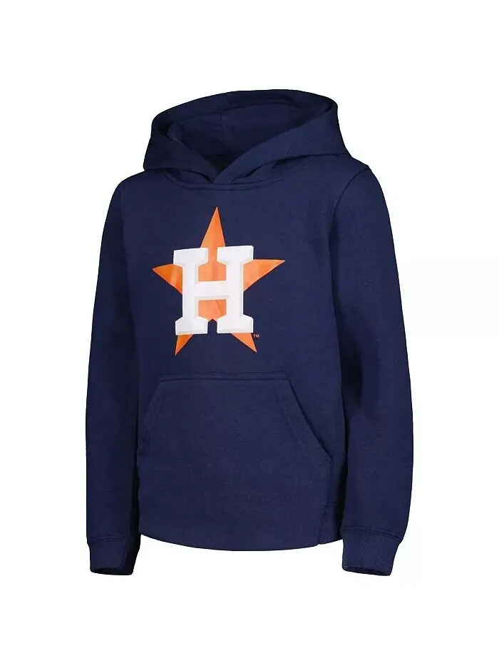 Толстовка с капюшоном и логотипом команды Houston Astros Team Primary для больших мальчиков и — изображение 2 из 2