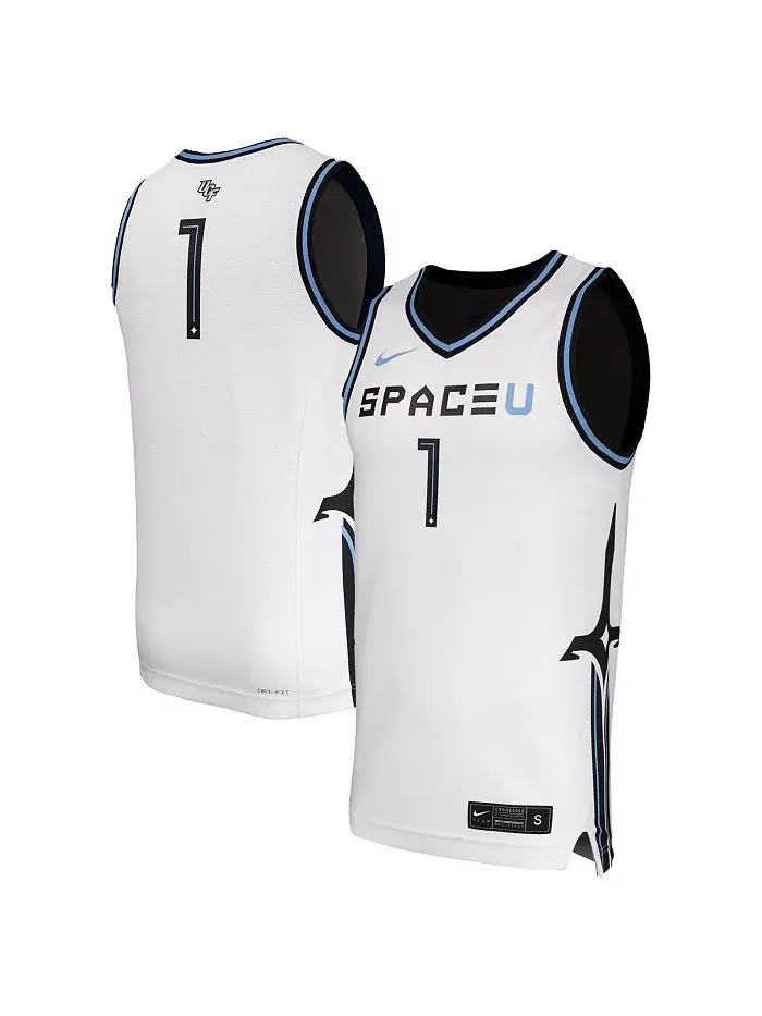 Мужская белая баскетбольная майка UCF Knights Space Game Replica Nike — изображение 1 из 3