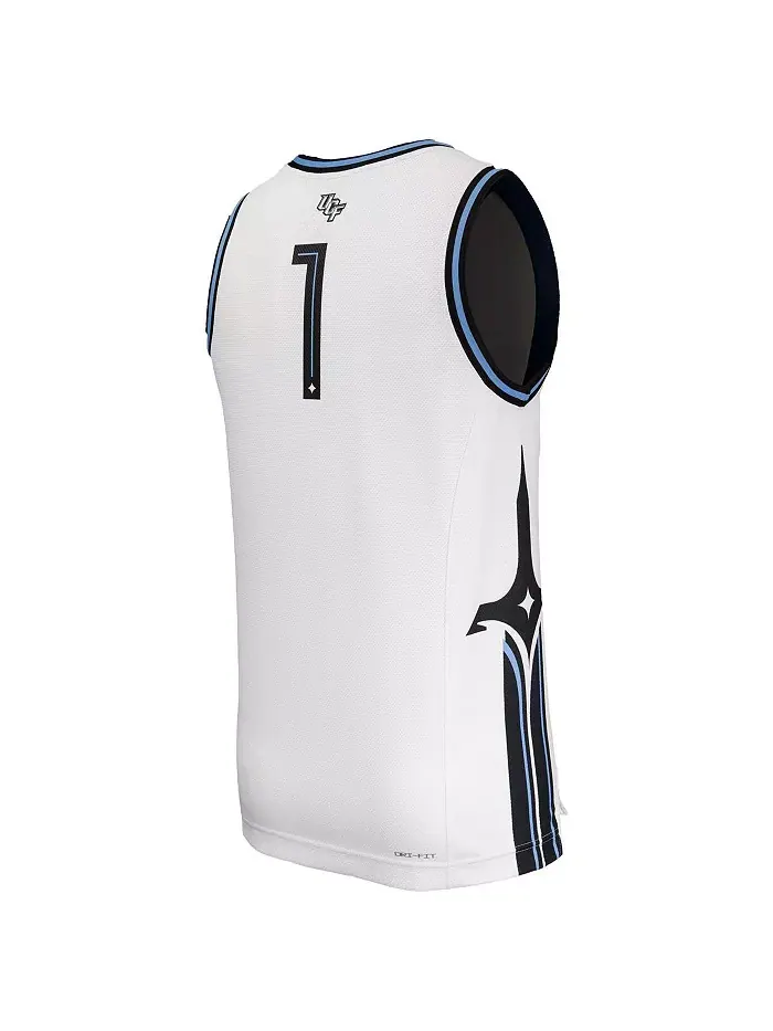 Мужская белая баскетбольная майка UCF Knights Space Game Replica Nike — изображение 2 из 3
