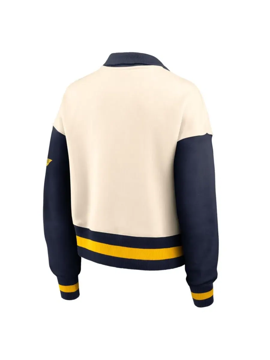 Женский укороченный свитшот-поло с четверть-застежкой Oversized Legacy Color Block Nike — изображение 3 из 3
