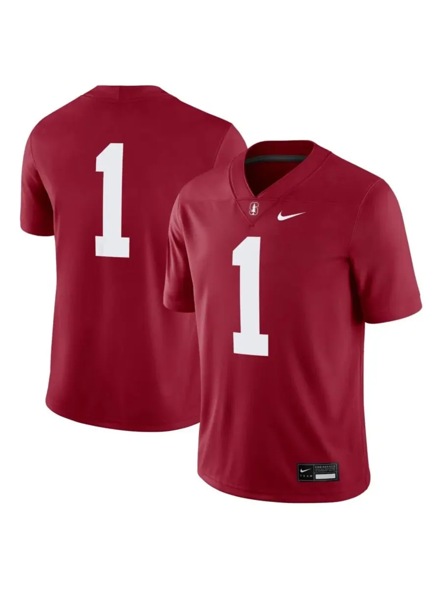 Игровая футболка Nike Stanford Cardinal — изображение 1 из 3, красный