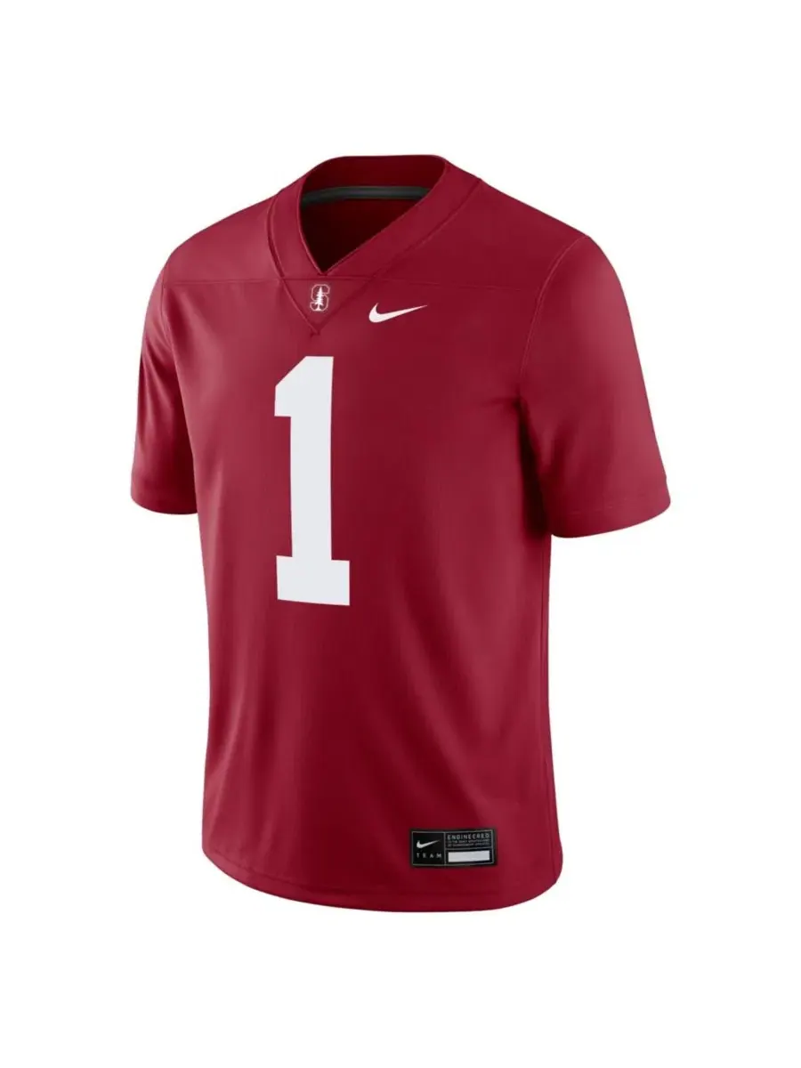 Игровая футболка Nike Stanford Cardinal — изображение 2 из 3, красный